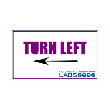 Picture of Business Card, Magnetic, 30 mil Turn Left