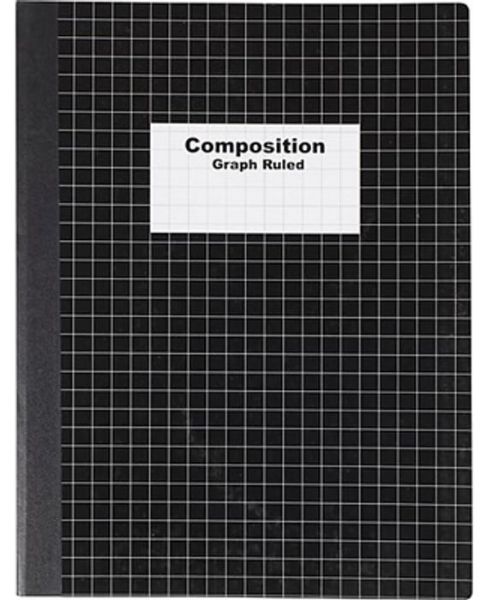 Picture of Notebook, Composition, 100 Sheets 5"x5" Graph Ruled