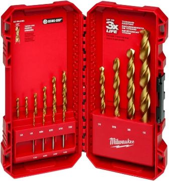 Picture of Drill Bit Set, Titanium, 14pc