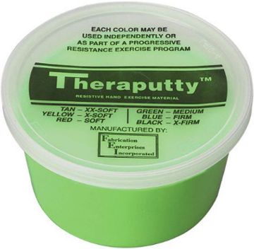 Picture of Theraputty, Green, Medium 2 oz