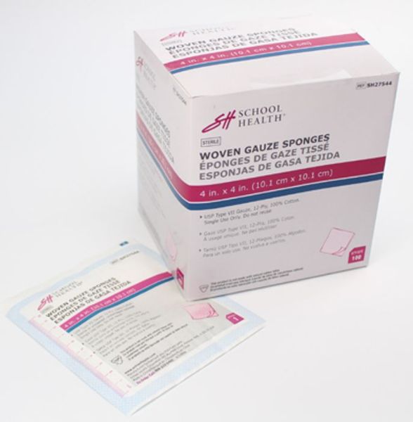 Picture of Gauze Pads 4"Lx4"W, pk/100