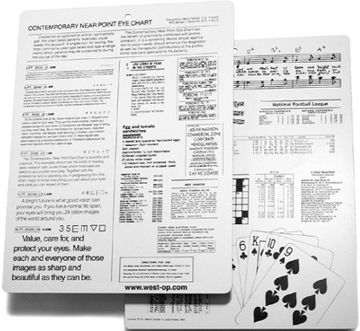Picture of Contemporary Near Point Eye Chart