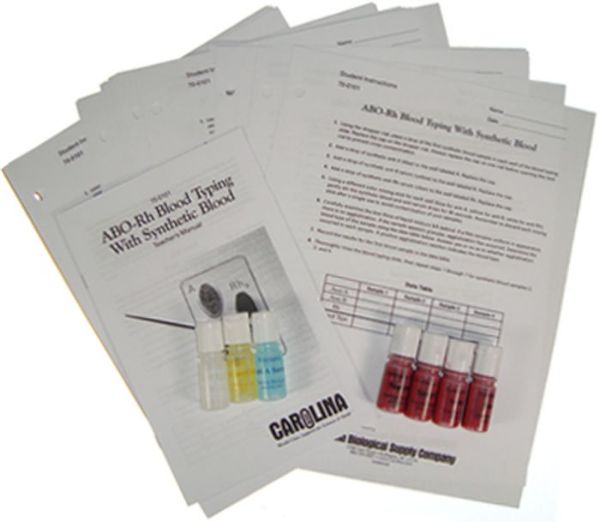 Picture of Blood Typing Refill Kit 