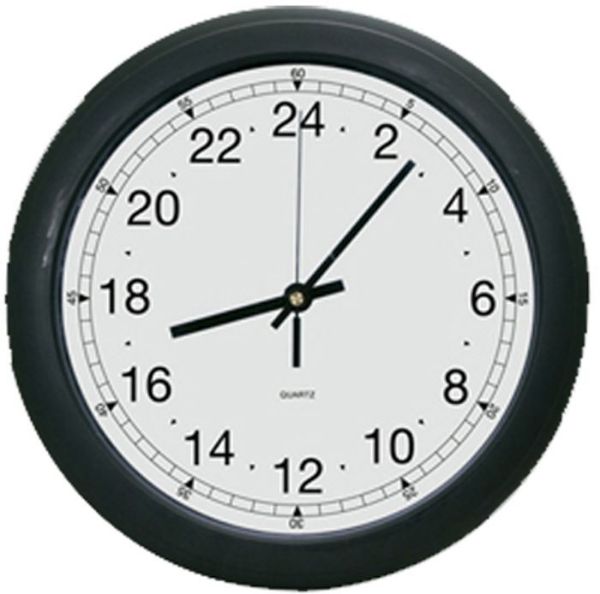 Picture of Clock, Analog 24 Hour