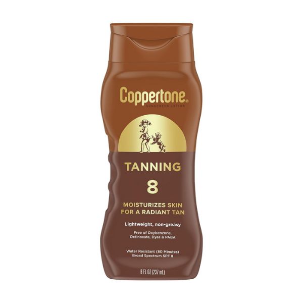 Picture of Sunscreen, SPF 8, Tanning Lotion 8oz